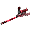 Unusual Professional Killstreak Snowflake Swirled Sniper Rifle (Well-Worn) (Hot)