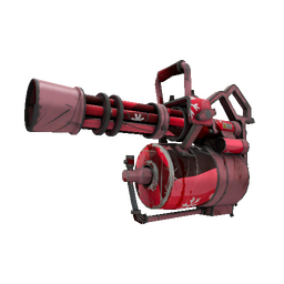 Snowflake Swirled Minigun (Battle Scarred)