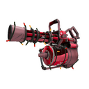 Unusual Festivized Specialized Killstreak Snowflake Swirled Minigun (Well-Worn) (Cool)