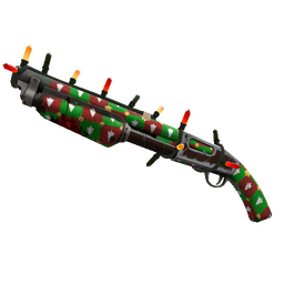 Unusual Festivized Gifting Mann's Wrapping Paper Shotgun (Well-Worn)