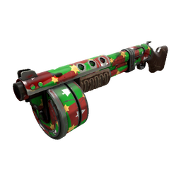 free tf2 item Gifting Mann's Wrapping Paper Panic Attack (Battle Scarred)