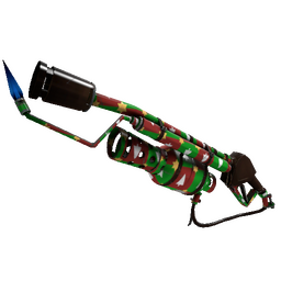 Strange Gifting Mann's Wrapping Paper Flame Thrower (Minimal Wear)