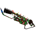 Unusual Festivized Killstreak Gifting Mann's Wrapping Paper Flame Thrower (Minimal Wear) (Hot)