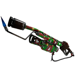 Gifting Mann's Wrapping Paper Flame Thrower (Well-Worn)