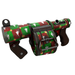 Strange Gifting Mann's Wrapping Paper Stickybomb Launcher (Battle Scarred)