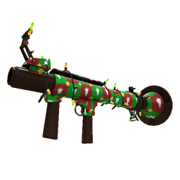 Unusual Festivized Gifting Mann's Wrapping Paper Rocket Launcher (Factory New)
