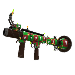 free tf2 item Strange Festivized Killstreak Gifting Mann's Wrapping Paper Rocket Launcher (Field-Tested)