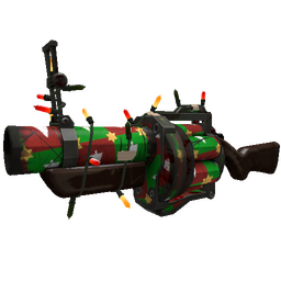 free tf2 item Strange Festivized Gifting Mann's Wrapping Paper Grenade Launcher (Battle Scarred)
