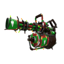 Strange Unusual Festivized Killstreak Gifting Mann's Wrapping Paper Minigun (Field-Tested) (Cool)