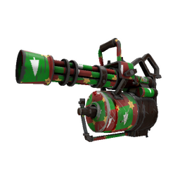 free tf2 item Strange Gifting Mann's Wrapping Paper Minigun (Battle Scarred)