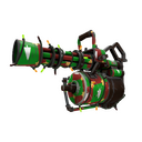 Unusual Festivized Gifting Mann's Wrapping Paper Minigun (Well-Worn) (Isotope)