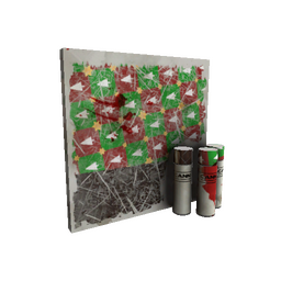 free tf2 item Gifting Mann's Wrapping Paper War Paint (Battle Scarred)