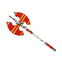Unusual Festivized Professional Killstreak Snow Globalization Scotsman's Skullcutter (Minimal Wear) (Hot)