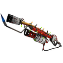 Unusual Festivized Specialized Killstreak Snow Globalization Flame Thrower (Well-Worn) (Hot)
