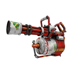 Snow Globalization Minigun (Battle Scarred)