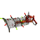 Strange Unusual Festivized Professional Killstreak Snow Globalization Amputator (Battle Scarred) (Hot)