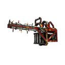 Strange Festivized Specialized Killstreak Snow Globalization Brass Beast (Battle Scarred)