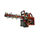 Strange Festivized Professional Killstreak Snow Globalization Brass Beast (Well-Worn)
