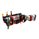 Unusual Festivized Professional Killstreak Snow Globalization Soda Popper (Battle Scarred) (Isotope)
