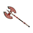 Strange Specialized Killstreak Peppermint Swirl Scotsman's Skullcutter (Battle Scarred)