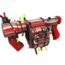 Unusual Festivized Peppermint Swirl Stickybomb Launcher (Field-Tested) (Hot)