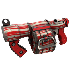 Peppermint Swirl Stickybomb Launcher (Well-Worn)