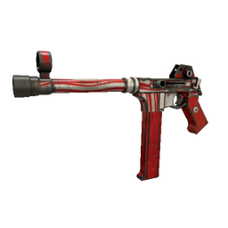 Strange Peppermint Swirl SMG (Battle Scarred)