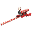 Unusual Professional Killstreak Peppermint Swirl Sniper Rifle (Minimal Wear) (Hot)