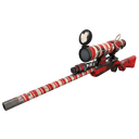 Peppermint Swirl Sniper Rifle (Battle Scarred)