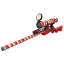 Peppermint Swirl Sniper Rifle (Well-Worn)