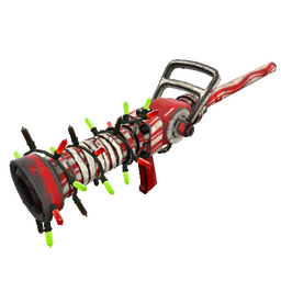 Festivized Peppermint Swirl Medi Gun (Battle Scarred)