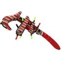Unusual Festivized Professional Killstreak Peppermint Swirl Jag (Field-Tested) (Hot)