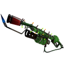 Unusual Festivized Specialized Killstreak Elfin Enamel Flame Thrower (Field-Tested) (Isotope)