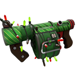 Unusual Festivized Killstreak Elfin Enamel Stickybomb Launcher (Field-Tested)