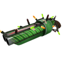 Unusual Festivized Killstreak Elfin Enamel Scattergun (Field-Tested) (Isotope)