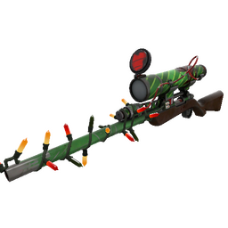 Festivized Elfin Enamel Sniper Rifle (Battle Scarred)