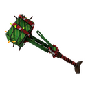 Strange Festivized Professional Killstreak Elfin Enamel Powerjack (Field-Tested)