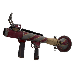 Saccharine Striped Rocket Launcher (Battle Scarred)