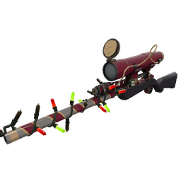 Unusual Festivized Specialized Killstreak Saccharine Striped Sniper Rifle (Field-Tested)