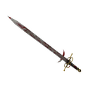 Saccharine Striped Claidheamh Mòr (Battle Scarred)