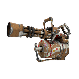 Gingerbread Winner Minigun (Battle Scarred)