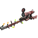 Strange Festivized Specialized Killstreak Seriously Snowed Sniper Rifle (Battle Scarred)