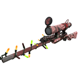 Strange Festivized Specialized Killstreak Seriously Snowed Sniper Rifle (Battle Scarred)