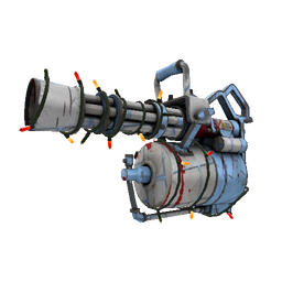 Festivized Igloo Minigun (Battle Scarred)