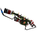 Strange Festivized Professional Killstreak Smissmas Village Flame Thrower (Field-Tested)