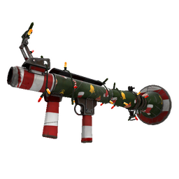 free tf2 item Festivized Killstreak Smissmas Village Rocket Launcher (Battle Scarred)