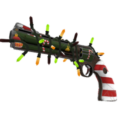 Strange Festivized Professional Killstreak Smissmas Village Revolver (Field-Tested)