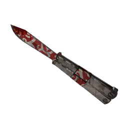 free tf2 item Unusual Frost Ornamented Knife (Well-Worn)