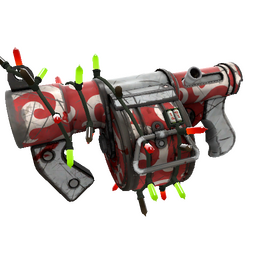 free tf2 item Festivized Frost Ornamented Stickybomb Launcher (Battle Scarred)