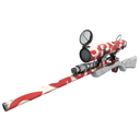 Unusual Killstreak Frost Ornamented Sniper Rifle (Field-Tested) (Hot)